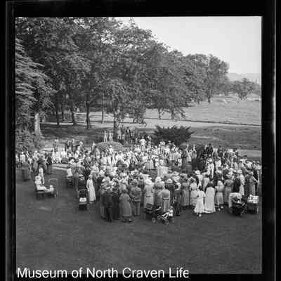 negative, sheet film - Settle Festival/Langcliffe Place : Portrait
