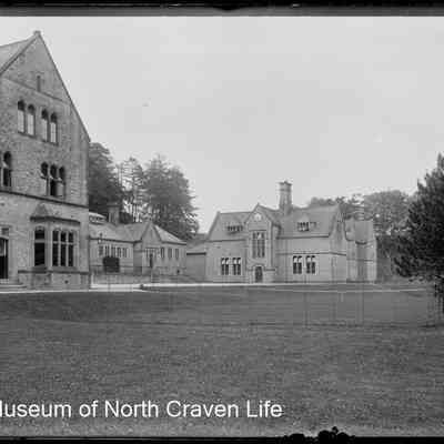 negative, glass plate - Giggleswick School (General View) 2 of 2