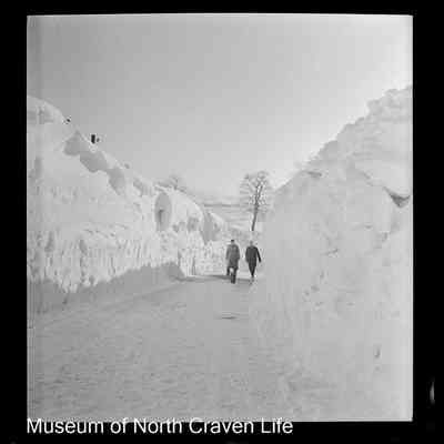 negative, sheet film - Snow Views : Pen-y-Ghent (1937)
