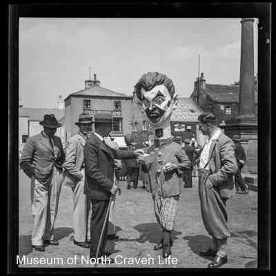 negative, sheet film - Settle Festival/Langcliffe Place : Portrait