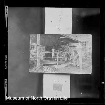 negative, sheet film - Man at a Corn Mill ? 2 of 2