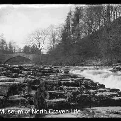 negative, glass plate - Stainforth Bridge