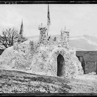 negative, glass plate - Settle Snow House (The Green) 2 of 2