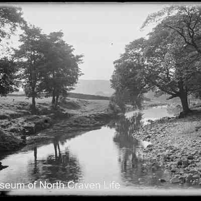 negative, glass plate - Stainforth Foss and River 2 of 3
