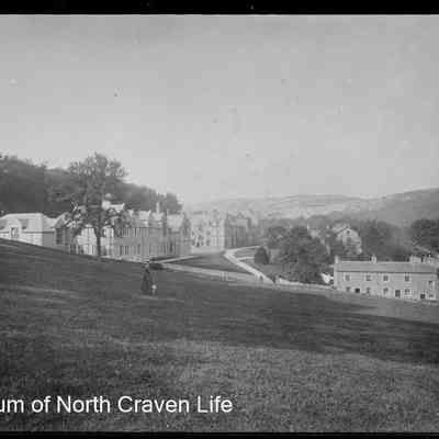 negative, glass plate - Giggleswick School (General View) 1 of 2