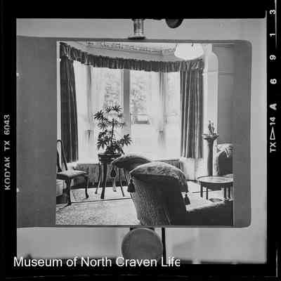 negative, sheet film - Skidmore : Interior of House Hellifield, 1985