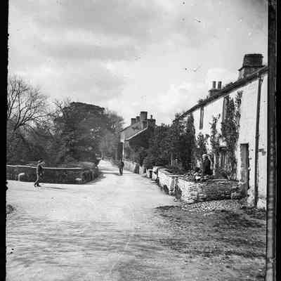 negative, glass plate - Clapham