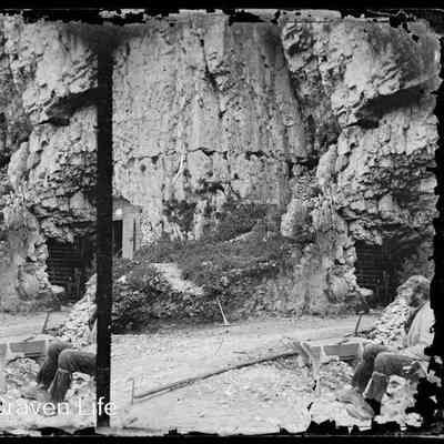 negative, glass plate - Victoria Cave (Digging) 4 of 5