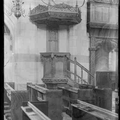 negative, glass plate - Giggleswick School Chapel (Interior) 3 of 12