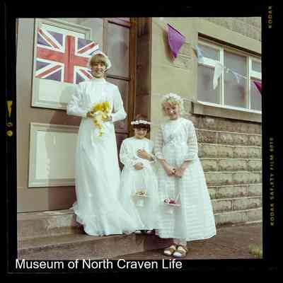 negative, sheet film - Settle Carnival Jubilee 1977 : Portrait