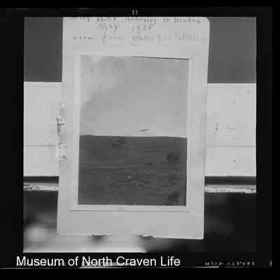 negative, sheet film - View from Waterside Potteries, returning to Howden