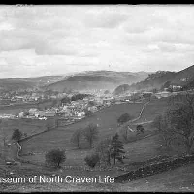 negative, glass plate - Settle from Parkers Field