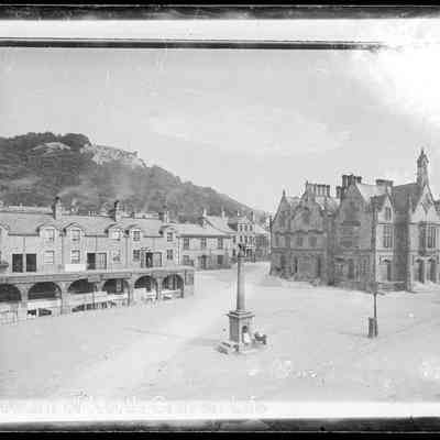 negative, glass plate - Settle Market Square (The Shambles 2 Stories) 1 of 2
