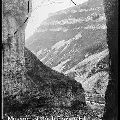 negative, glass plate - Gordale Scar 6 of 7