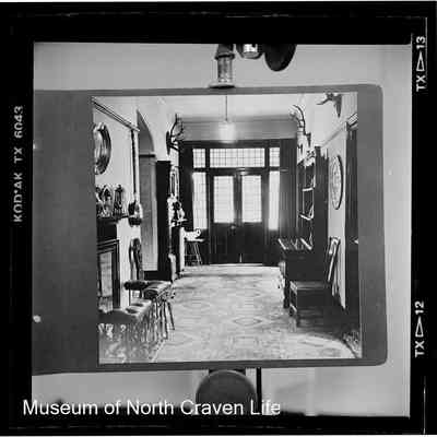 negative, sheet film - Skidmore : Interior of House Hellifield, 1985