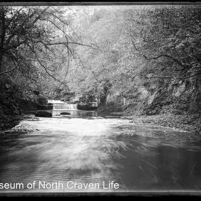 negative, glass plate - Stainforth Foss and River 1 of 3