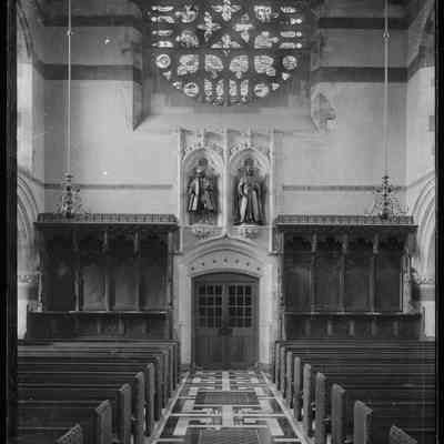 negative, glass plate - Giggleswick School Chapel (Interior) 2 of 12