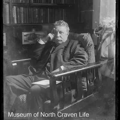 negative, glass plate - Portrait (Thomas Brayshaw, local historian)