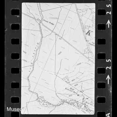 negative, roll film - Map of High Kirk Gill Barn 2 of 3