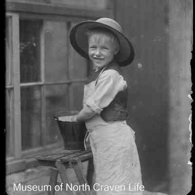 negative, glass plate - Portrait : Eddie Horner