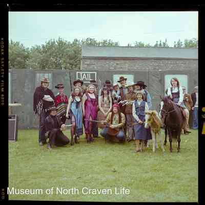 negative, sheet film - Settle Carnival Jubilee 1977 : Portrait