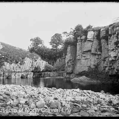 negative, glass plate - River and Rocks 1 of 2 (Thorns Gill)