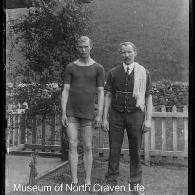 negative, glass plate - Fell runner