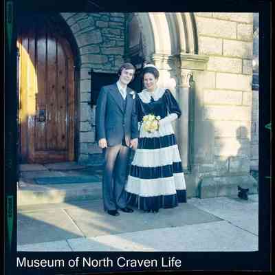 negative, sheet film - Portrait : Wedding couple