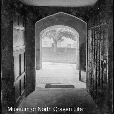 negative, glass plate - Giggleswick Church (interior) 7 of 12 (interior and exterior porch)