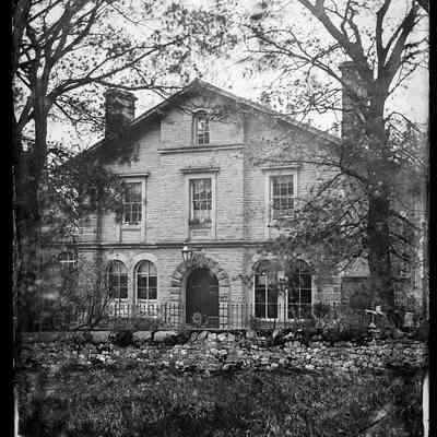 negative, glass plate - Victoria Hall, Settle