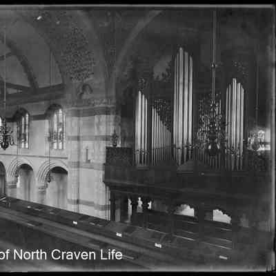 negative, glass plate - Giggleswick School Chapel (Interior) 1 of 12