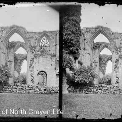 negative, glass plate - Bolton Abbey 1 of 2