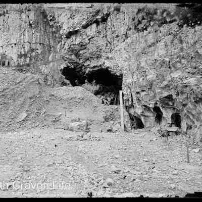 negative, glass plate - Victoria Cave (Digging) 3 of 5