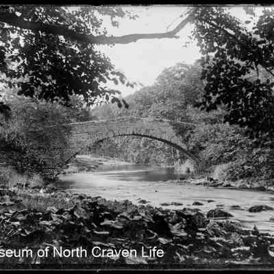 negative, glass plate - Stainforth Bridge