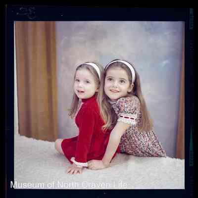 negative, sheet film - Portrait : Young girls