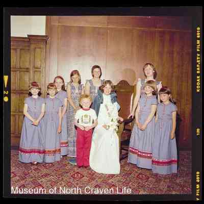 negative, sheet film - Settle Carnival Jubilee 1977 : Portrait