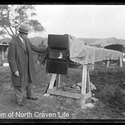 negative, glass plate - Total Eclipse of the Sun at Giggleswick 1927 10 of 12