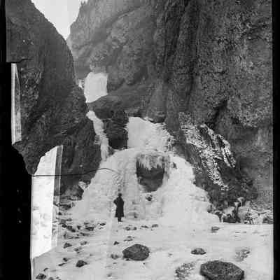 negative, glass plate - Gordale Scar (Ice and Snow)