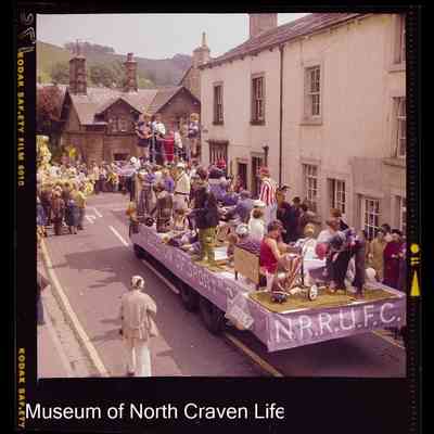 negative, sheet film - Settle Carnival Jubilee 1977