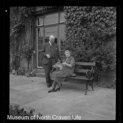 negative, sheet film - The Riddings, Long Preston : Portrait (1 on strip of 2)