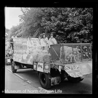 negative, sheet film - Settle Carnival Jubilee 1977