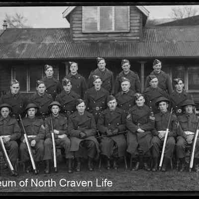 negative, sheet film - Home Guard (Robson 1946?) 1 of 2