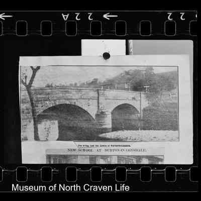 negative, roll film - Bridge at Burton in Lonsdale