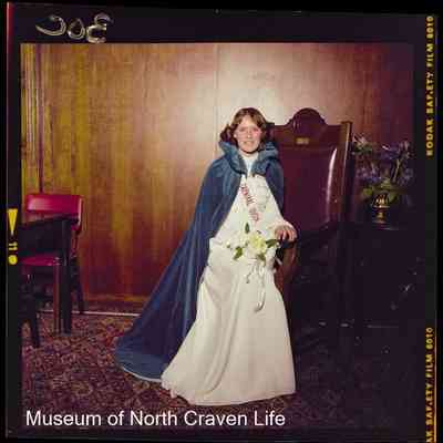 negative, sheet film - Settle Carnival Jubilee 1977 : Portrait