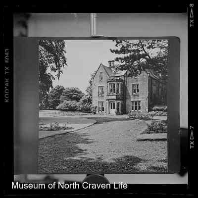 negative, sheet film - Skidmore : Exterior of House Hellifield, 1985