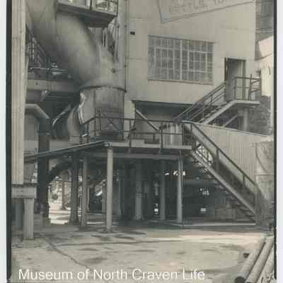 photograph, b&w - Industrial structure