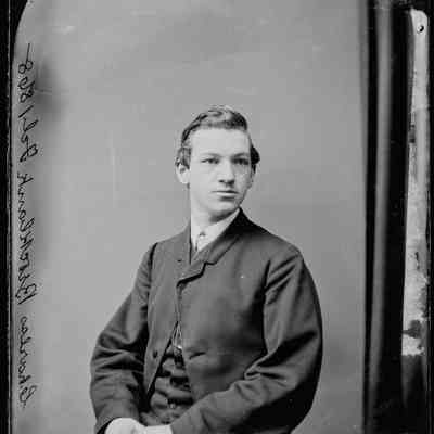 negative, glass plate - Portrait : Mr Charles Brockbank, Settle, 1868