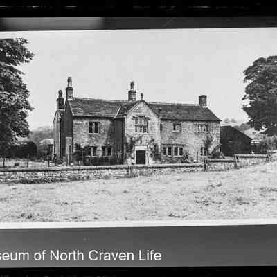negative, glass plate - Dwelling House