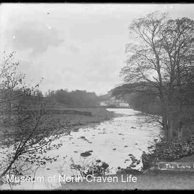 negative, glass plate - Langcliffe Locks and Bridge