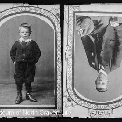 negative, glass plate - Portrait : Man and Boy 3 of 5